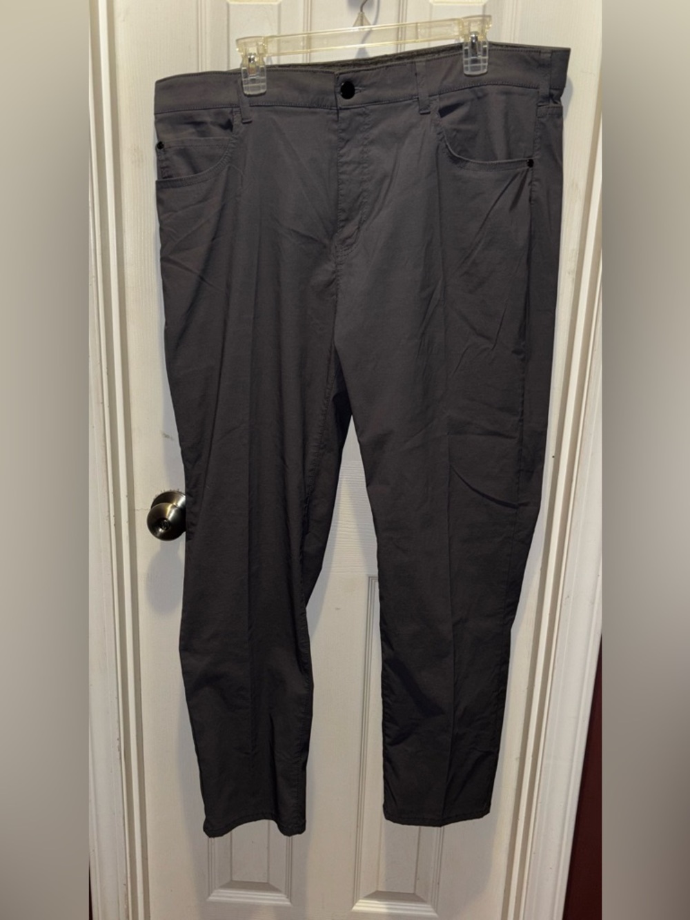 Men's Black Denali Stretch Casual Pants
